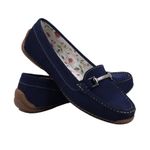 Sapato Mocassim Donatella - Azul Marinho