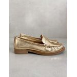 Sapato Mocassim Berna - Dourado