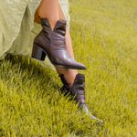 Bota Nashville Feminina em Couro Terracota - Perlatto