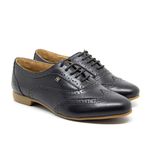 Oxford Kilkenny Couro - Preto