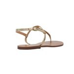 Sandália T Strap - Dourada