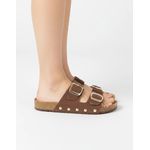 Sandália Slide Verona - Marrom