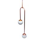 Lustre Pendente Mila Jabuticaba Alamin -LE200/2P-COBRE