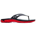 Chinelo Oakley Rest II Preto Vermelho