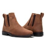 Bota Masculina Couro Marrom