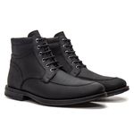 Bota Masculina Erick Couro Crazy Horse Preto
