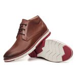 Bota Casual Marçal Couro Napa Pinhão