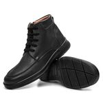 Bota Masculina Nelson Couro Floater Preta