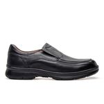 Sapato Masculino Alex Couro Floater Preto
