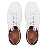 Sapato Masculino Enzo Couro Latego e Nobuck Branco/Preto