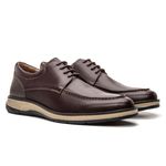 Sapato Masculino Jason Couro Floater Café