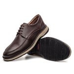 Sapato Masculino Jason Couro Floater Café