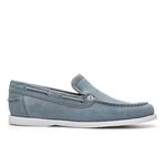 Sapato Masculino Rael Couro Camurça Azul BB
