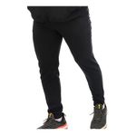 Calça Moletom Jogger Skinny C/ Elástico Preto