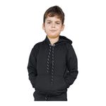 Blusa De Moletom Infantil Premium Preto