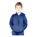 Blusa De Moletom Infantil Masculino Feminino Premium Azul-escuro