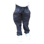 Calça Tactel Escolar Unissex C/ Elástico Cordão Ajustável Preto