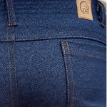 Calça Legging Imitando Jeans Juvenil Feminina Malha / Cotton Azul-marinho