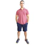 Bermuda Masculina Moletom Leve Com Elástico Cordão Ajustável Azul-marinho