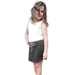 Short Saia Helanca Escolar C/ Elástico Preto