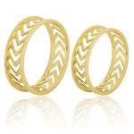 Aliança em Ouro 18K Vazada 
