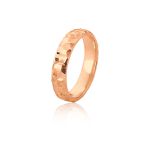 Aliança Exclusiva em Ouro Rose 18K 