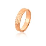 Aliança Exclusiva em Ouro Rose 