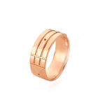 Alianças de Atlantis de Ouro Rose 18k 