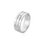 Alianças de Atlantis de Ouro Branco18k 