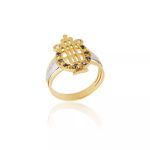 Anel De Músico de ouro 18k
