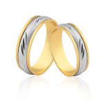 Aliança Bodas De Prata ouro 10k