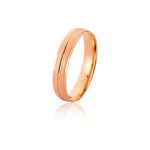 Aliança em Ouro Rose 