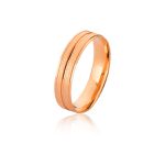 Aliança em Ouro Rose 18K