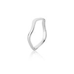 Aliança Trabalhada de Ouro Branco 18k