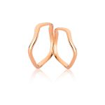 Aliança Trabalhada de Ouro Rose 18k