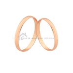 Alianças De Ouro Rosé 18k