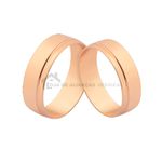 Alianças De Ouro Rosé Para Casamento