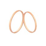 Alianças De Ouro Rosé 18k Delicadas + Frete Grátis
