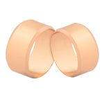 Alianças De Ouro Rosé 18k Pesadas