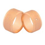 Alianças De Ouro Rosé 18k Resistentes
