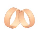 Alianças Em Ouro Rosé 18k