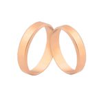 Alianças e Ouro Rosé 18k