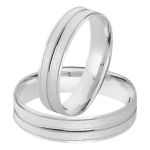 Kit Alianças Diamantadas e Solitário De Prata