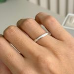 Kit Par De Alianças e Solitário De Prata