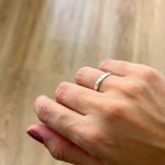 Kit Par De Alianças e Solitário De Prata