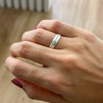 Kit Par De Alianças e Solitário De Prata