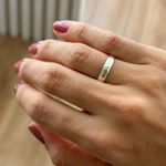 Kit Par De Alianças e Solitário De Prata