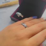 Kit Par De Alianças e Solitário De Prata