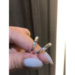 Kit Par De Alianças e Solitário De Prata