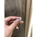 Kit Par De Alianças e Solitário De Prata